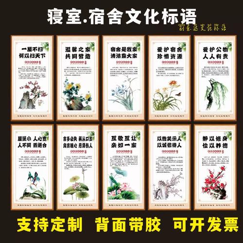 宿舍文化之魂 文明禮儀標(biāo)語(yǔ)掛畫(huà)的裝飾藝術(shù)與深層價(jià)值